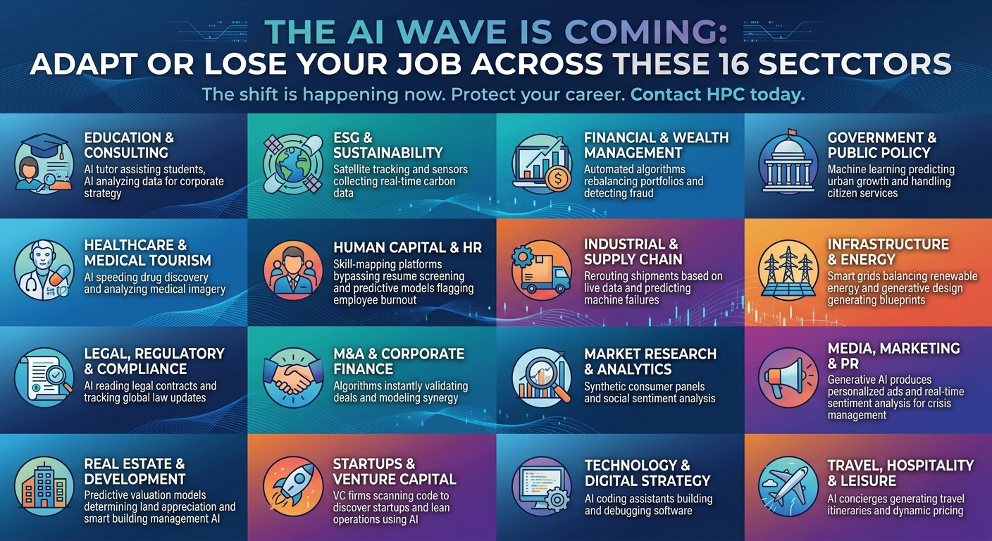 The AI Wave is Coming Singapore: Adapt or Lose Your Job Across These 16 Sectors