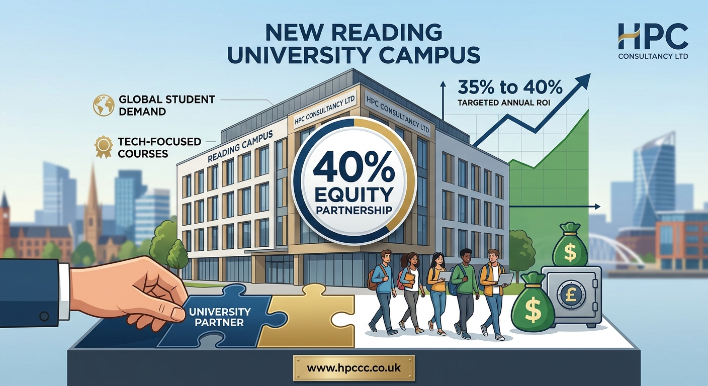 40% Equity Partnership in New Reading University Campus, seeking Singapore Investor